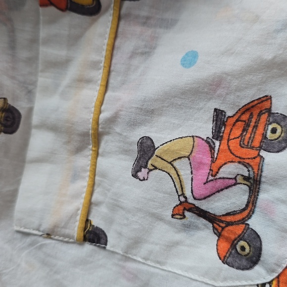 Mahogany Cotton Moto Pajamas - Picture 13 of 16